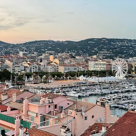 Beautiful Center Terrace Parking Apartment Cannes